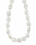 Baroque Pearl Necklace on a white background